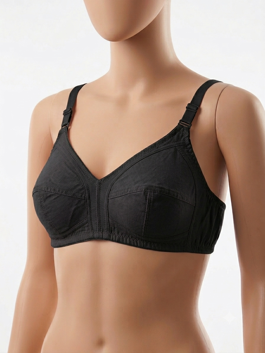 Everyday Cotton Bra - Pack of 5 | Non-Wired Soft Support (32-42)