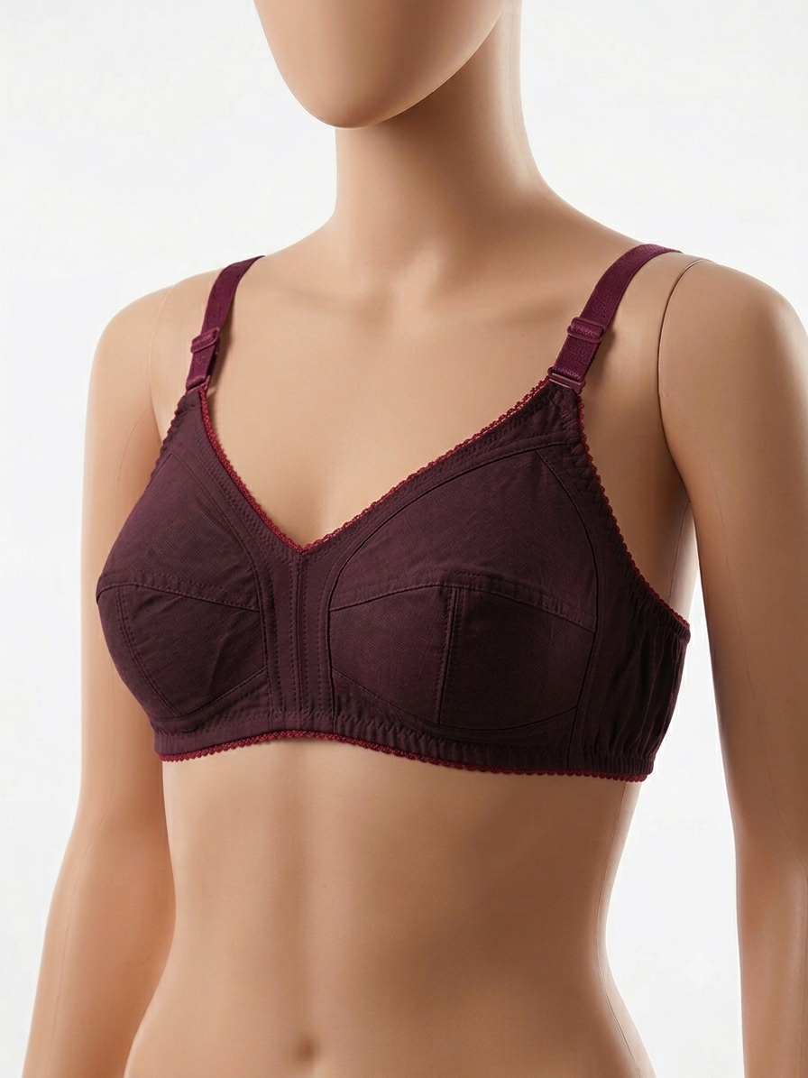 Everyday Cotton Bra - Pack of 5 | Non-Wired Soft Support (32-42)