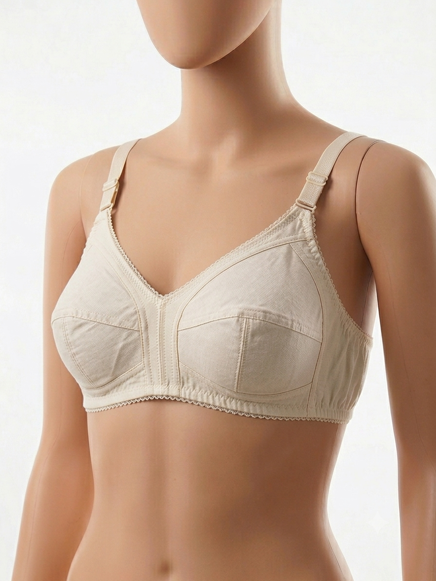 Everyday Cotton Bra - Pack of 5 | Non-Wired Soft Support (32-42)