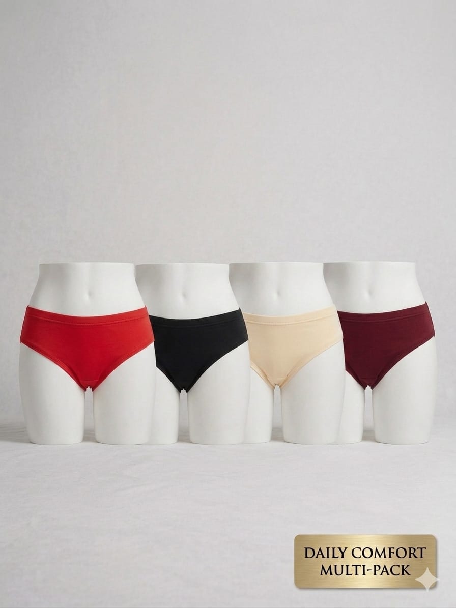 Bikini Briefs - Pack of 10 | Soft Breathable Daily Panties