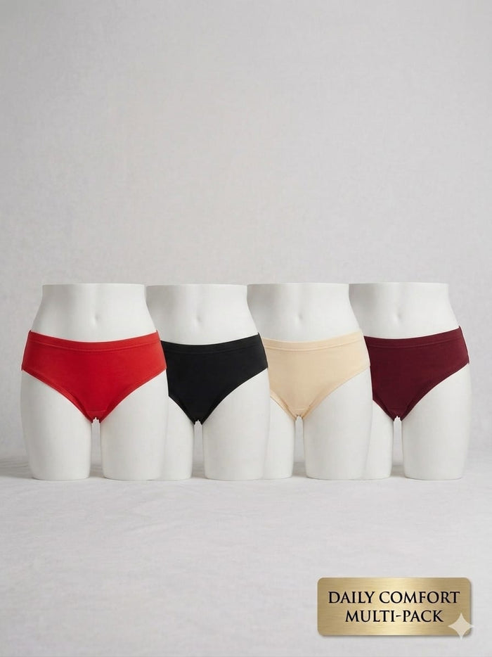 Bikini Briefs - Pack of 10 | Soft Breathable Daily Panties