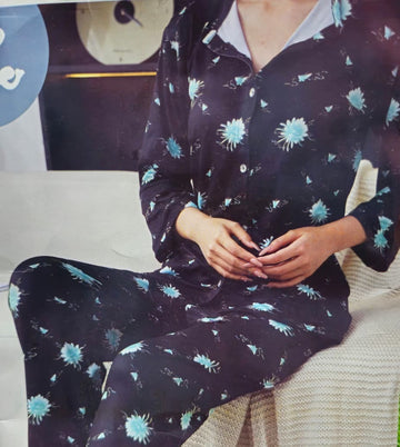 Soft Cotton Nighty - Free Size | Comfortable Nightwear (1 Piece)
